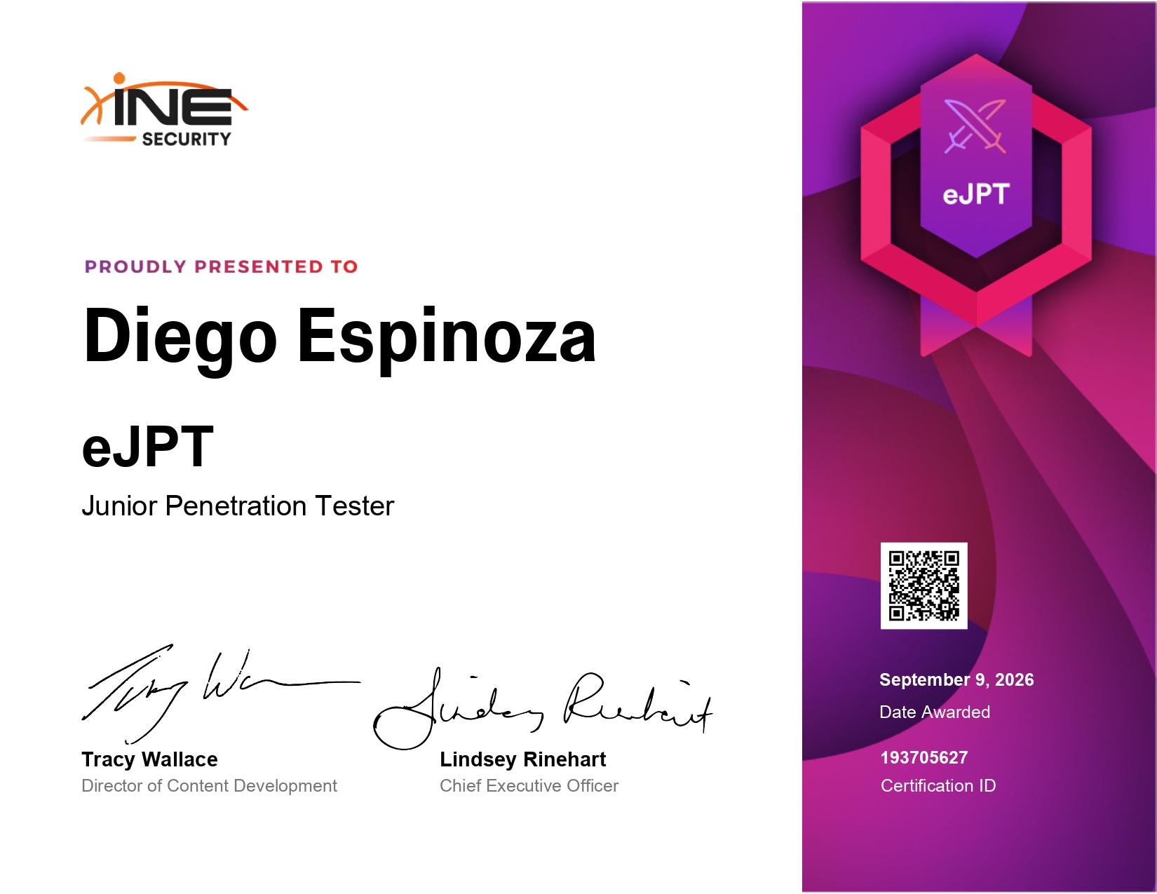eLearnSecurity Junior Penetration Tester v2 — INE Security